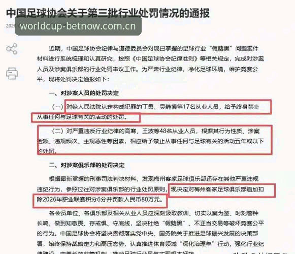 中国足协第三批禁足名单曝光，世界杯投注平台深度解析17人终身禁赛的5大关键细节